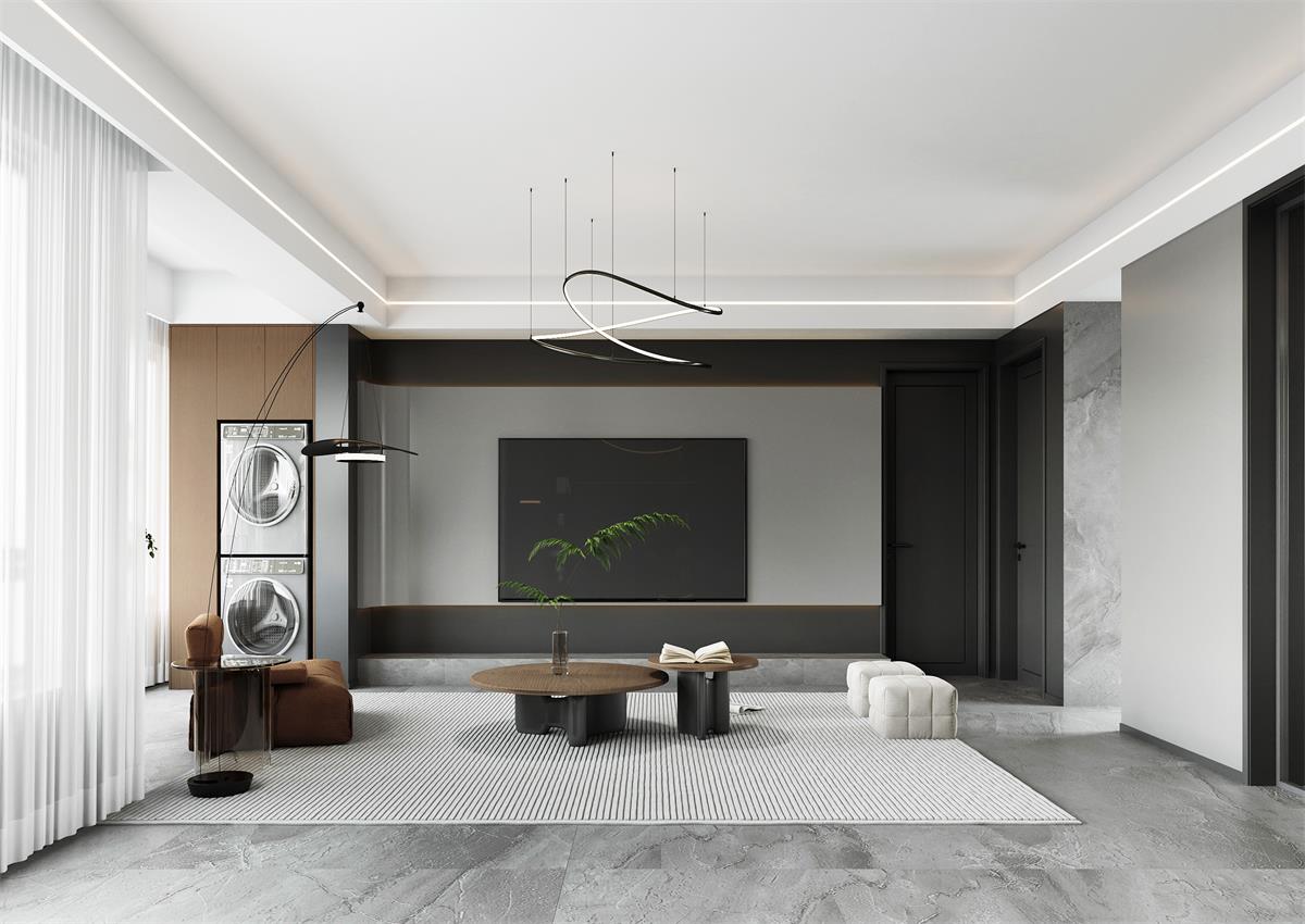 國府壹號| 驚艷！147㎡黑色簡約家，又A又颯高級感直接拉滿