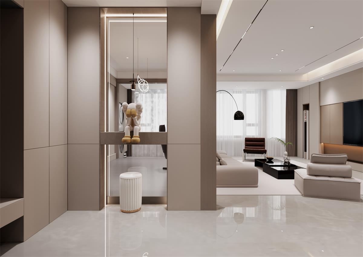 玉庭華府146㎡ | 自帶高級(jí)感的意式極簡家，一進(jìn)門就想哇塞！