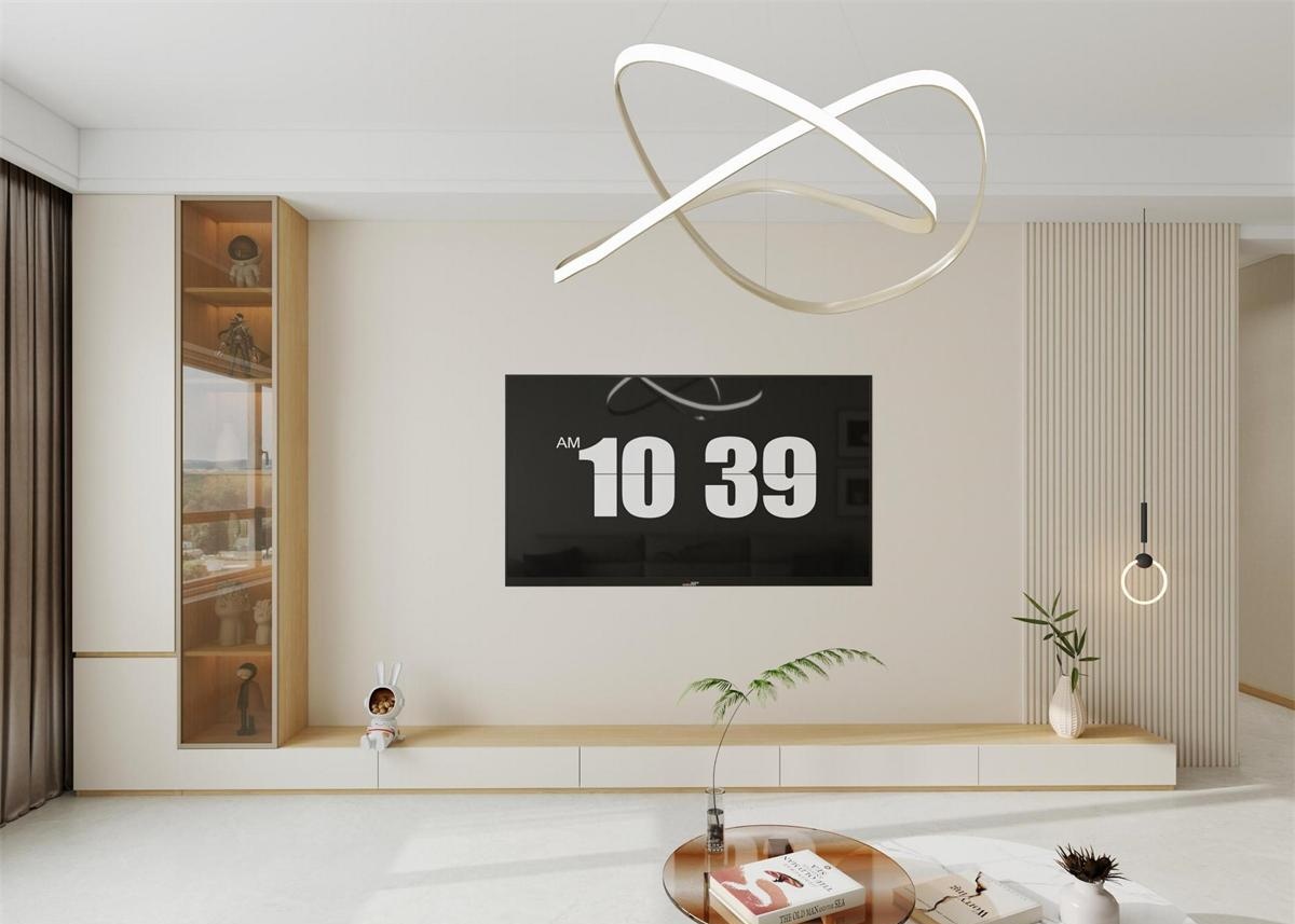 魯銀瀧璽126㎡ | 溫柔感溢出屏幕！『簡約+奶油』看一百遍也不膩