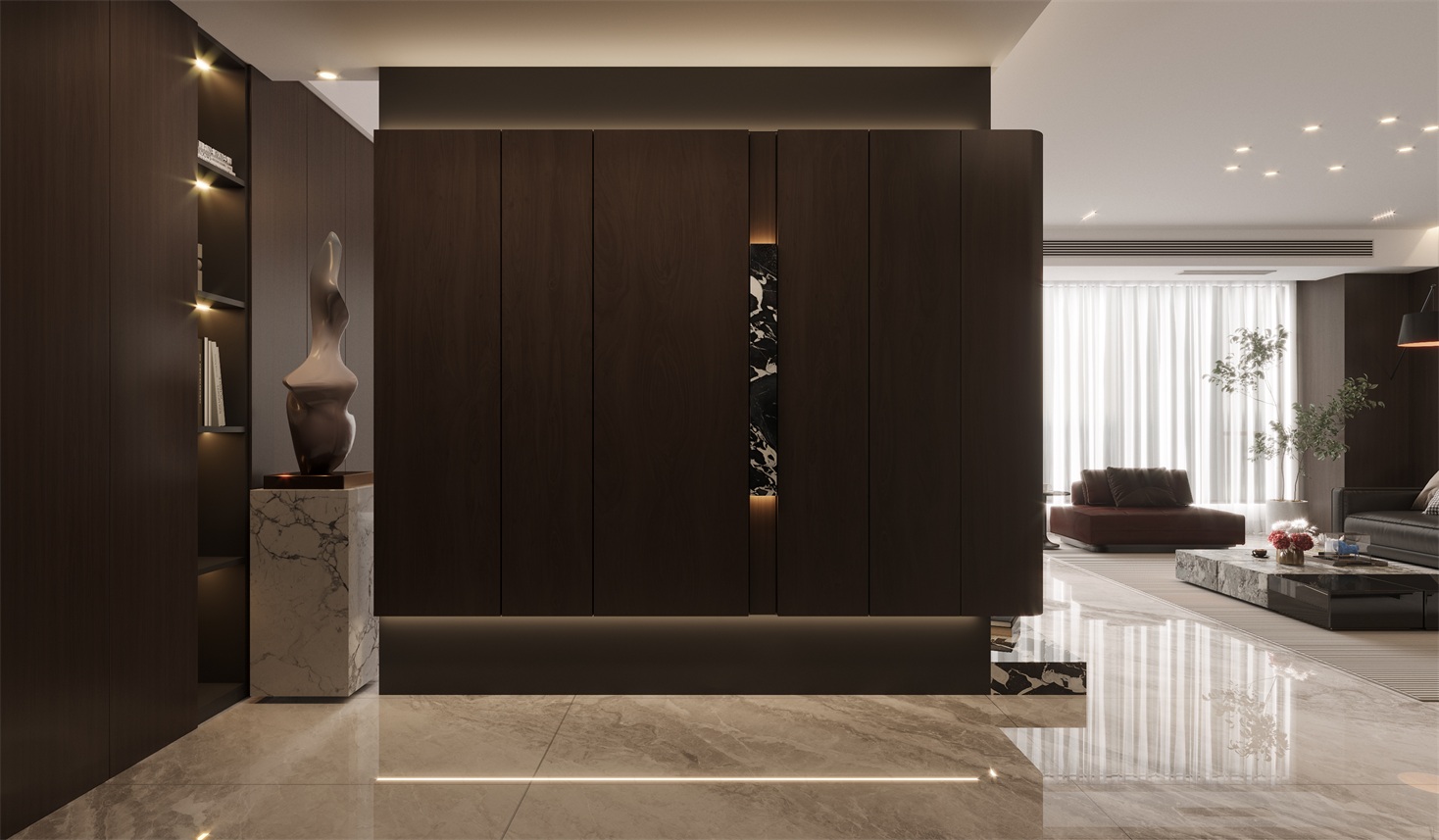 中海海樾133㎡ | 意式極簡(jiǎn)風(fēng)又殺回來(lái)了！這高級(jí)感我真拒絕不了~