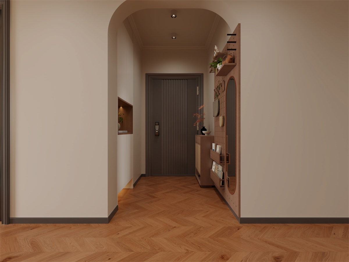 閱海萬(wàn)家110㎡ | 奇葩戶型爆改中古風(fēng)治愈美家！推門第一眼就驚艷！