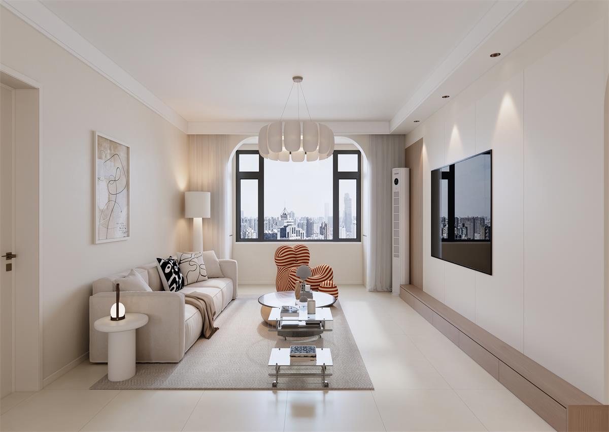 悅?！ぬ鞚櫢?53㎡ | 自帶溫柔濾鏡！奶油風(fēng)的家簡直是「松弛感」頂流！