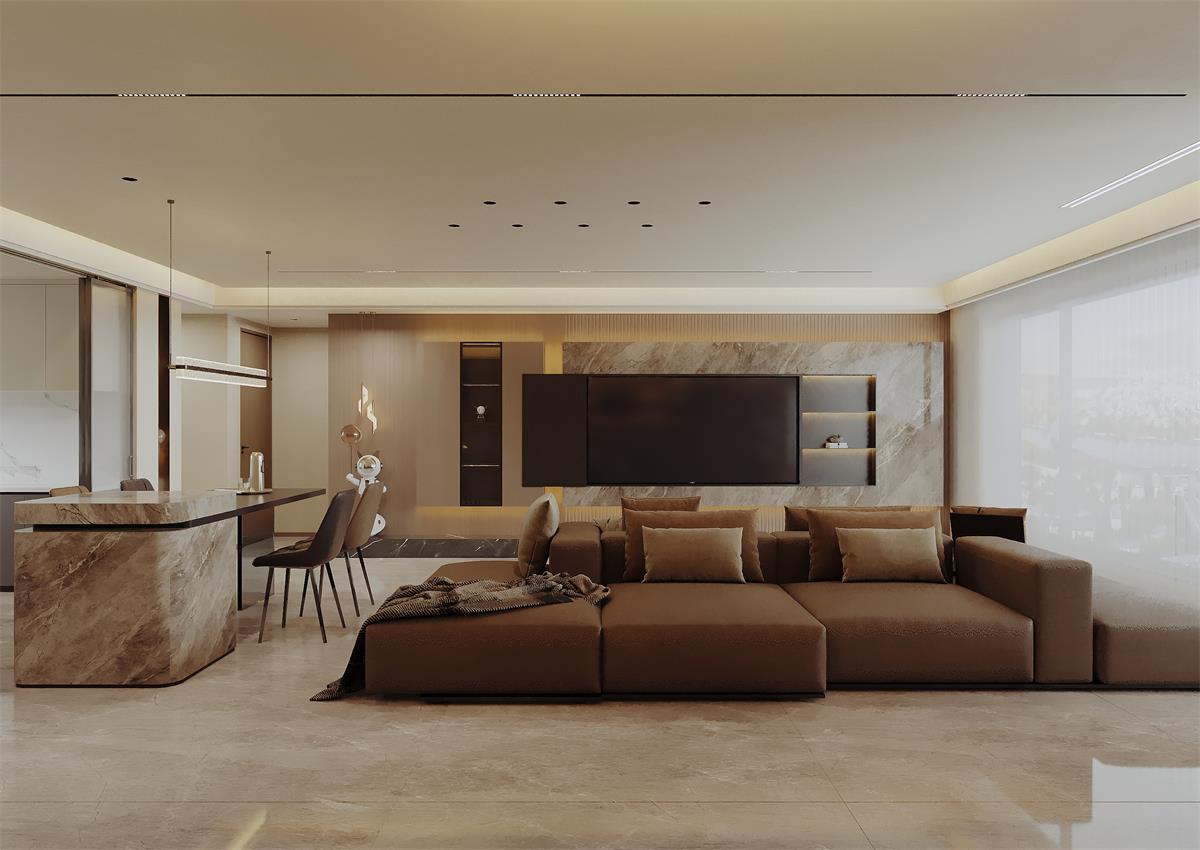 中恒央御143㎡ | 朋友說(shuō)：品味不錯(cuò)哦！你家意式輕奢風(fēng)顯貴又好看