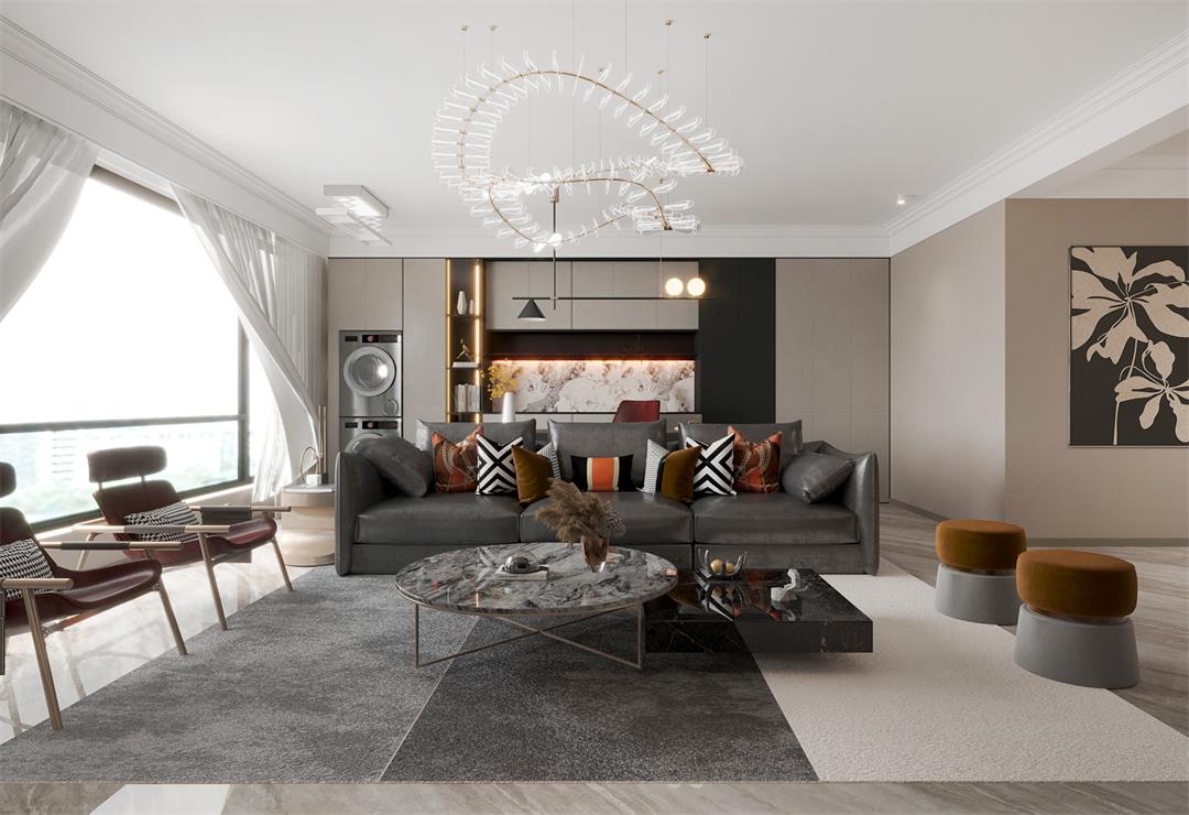 民生北府133㎡ | 沒跟風(fēng)！自己做主裝了現(xiàn)代風(fēng)的家，實(shí)用又耐看！