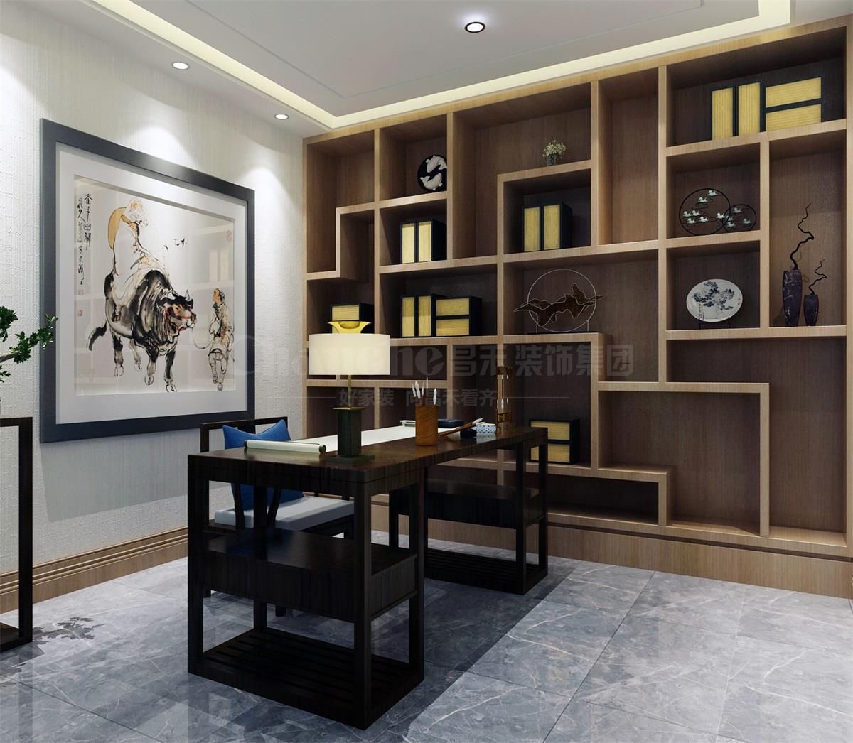 書(shū)房和接待茶室散發(fā)著淡淡的茶香，只需心境空靈，少幾分濃墨重彩，多幾分雅致清寧，并在此感悟生命的智慧。